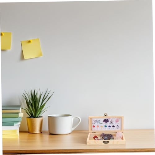 Cristaux de quartz bruts authentiques triés avec boîte de rangement et d'analyse - 7