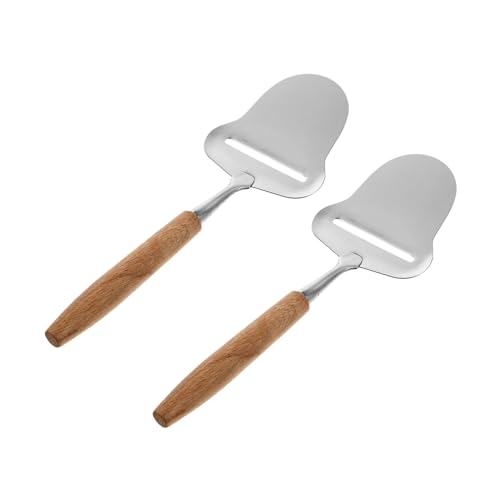 OSOLADY 2個ステンレス製チーズグレーター ハンドル付き 手持ち式チーズおろし器 キッチン用細かい削り器 レモンゼスター兼用 料理準備向け