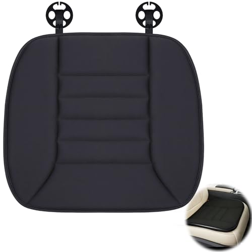 【2026新登場＆柔道整復師推薦】Vkosam 車 クッション シートクッション カーシートクッション カーシート 座布団 通気性 四季汎用 滑り止め 低反発 通気性 体圧分散 痔 お尻が痛くならない 椅子用 自宅 オフィス (ブラック)