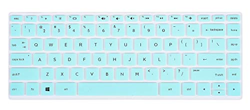 Keyboard Cover for HP Laptop 14 14-dq/dh/dk 14-fq 14-cd/ce/cf 14t-dq300 14z-fq000 14-dq0002 dq0070nr dq0060nr dq0055dx dq0052dx dq0031dx dq0032dx 14-dk1003dx 14-fq1097nr fq1025nr fq0090tg, Mint