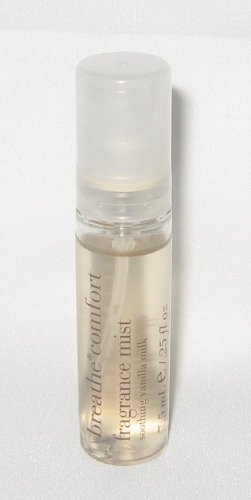 Breathe Comfort Soothing Vanilla Milk Fragrance Purse Mist.25 fl. oz. (7.5 ml)