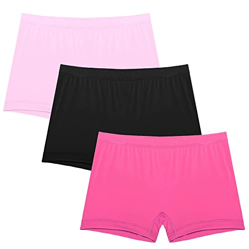 Image of Ekouaer Boyshort Panties Women's Soft Underwear Briefs Invisible Hipster 3 Pack Or 4 Pack Seamless Boxer Brief Panties S-XXL