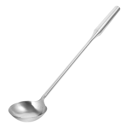 BESPORTBLE Chef Spoon Kitchen Essentials for New Apartment Wok Spatula Wok Ladle Canteen Soup Ladle Long Handle Ladle Soup Spoon Ladle Rice Scoop Metal Accessories Stainless Steel