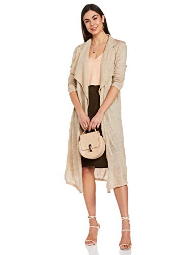 Image of BIBA Women Woollen Front Open Solid Shrug