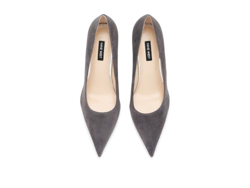 Image of Nine West Women's Gemmha Dark Grey Suede 11 Medium