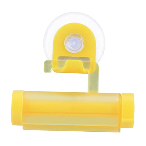 Healeved Toothpaste Squeezer Rolling Rolling Toothpaste Squeezer Toothpaste Roller Stand Manual Toothpaste Squeezer Yellow