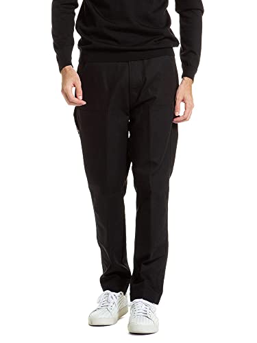 [モンクレール] コットン 切り替え ジップフライ ロングパンツ ［MC2A00011595DO］ブラック / 48 [並行輸入品]