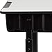 Flash Furniture Billie Open Front Student Desk for Classrooms or Remote Learning, Height Adjust School Desk with Book Box and Bag Hooks, Black/Gray