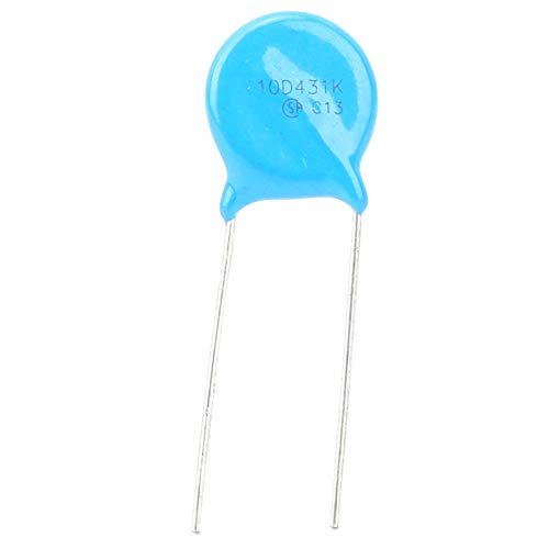 50Pcs Varistors Inline 10D431K 10D431K 10D431K 10mm Diameter 430V Varistors Electronic Component Components for Electrical