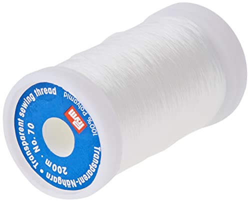 Hilo de costura Prym, sintético, transparente, 110 yardas miniatura 2