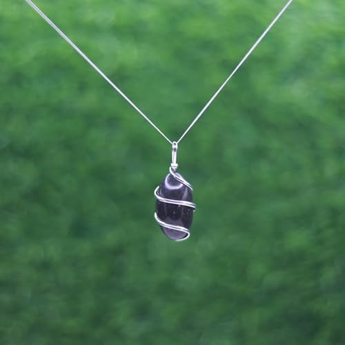 Neelkanth Shivling Stone Narmada Pendant/Locket for Men & Children