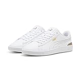 PUMA Womens Vikky V3 Metallic Shine Lace Up Sneakers Shoes Casual - White - Size 6.5 M