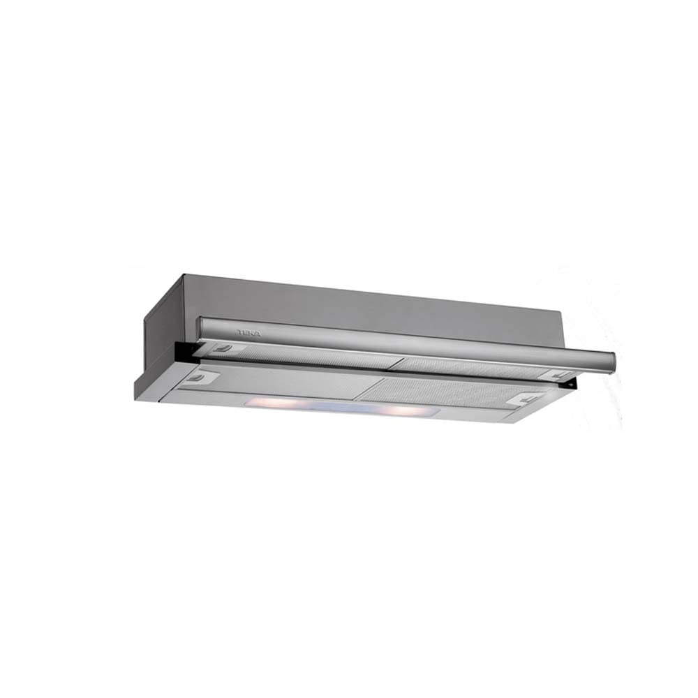 TEKA Campana Extractora Extraíble 90 cm - Motor Doble Turbina - 2 Velocidades - 2 Lámparas LED - Potencia Máx. 339 m3/h - Recirculación - Color Acero Inoxidable - TL 9310