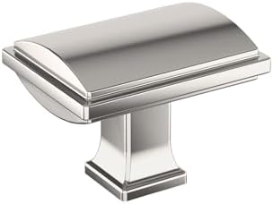 Signature Hardware 954050-114 Inigo 1-1/4 Inch Rectangular Cabinet Knob - Polished Nickel