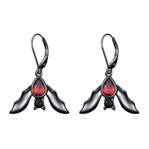 Goth Earrings for Women 925 Sterling Silver Gothic Earrings Punk Halloween Jewelry Christmas Gifts for Women - Main Image