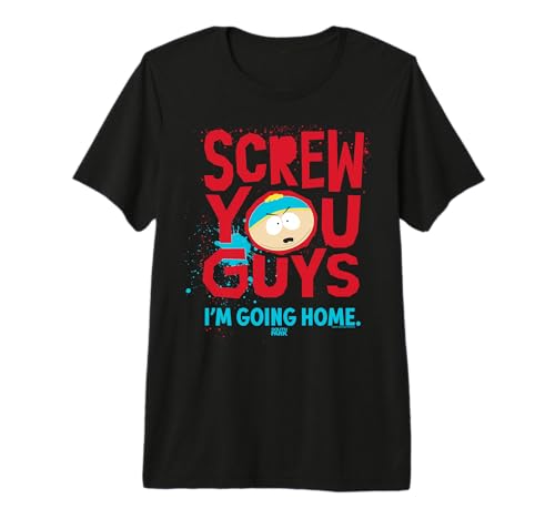 South Park Screw You Guys I'm Going Home Eric Cartman Quote Premium Tri-Blend T-Shirt