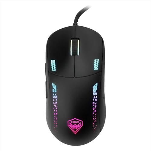 Loop Mouse Gaming RGB, 70g Ultra-Leggero, Sensore Pixart 3335 fino a 32000 DPI, 9 Pulsanti Programmabili, Software Dedicato, Ergonomico, Ambidestro, Switch Huano, Nero - Mouse gaming - Immagine 5