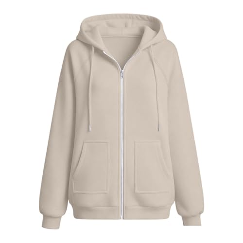 Womens Zip Up Hoodies 2026 Y2k Casual Long Sleeve Oversized Lightweight Sweatshirt Cute Hooded Jackets with Pockets - image 6