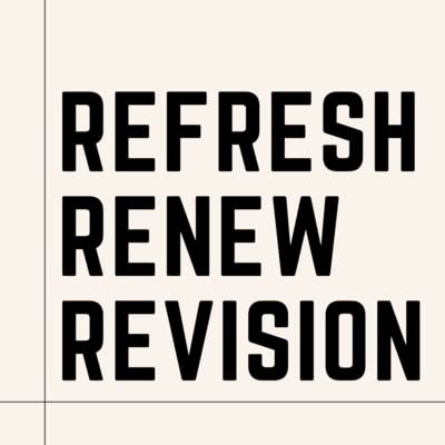 Page de couverture de Refresh, Renew, Revision