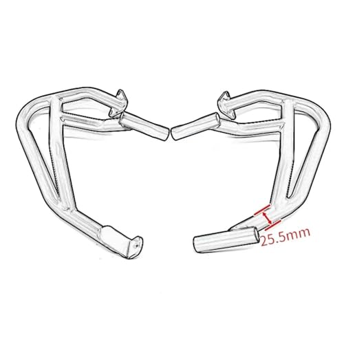Barre Protection Moteur Moto 450SR 2022-2023 Pare-Chocs Noir Robust - 6