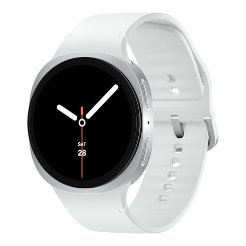 Samsung Galaxy Watch8, AI Smart Watch, Sport Band, Cushion Design, 3nm Processor, Health & Sleep Coach, Fitness Tracker, 44mm, LTE, Silver, 3 Year Extended Warranty (UK Version)