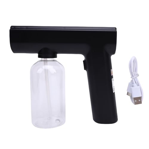 buachois atomizzatore elettrico 250ml, spruzzatore a mano nebulizzatore per casa auto ufficio, leggero e portatile con ugello ad alta prestazione (nera)