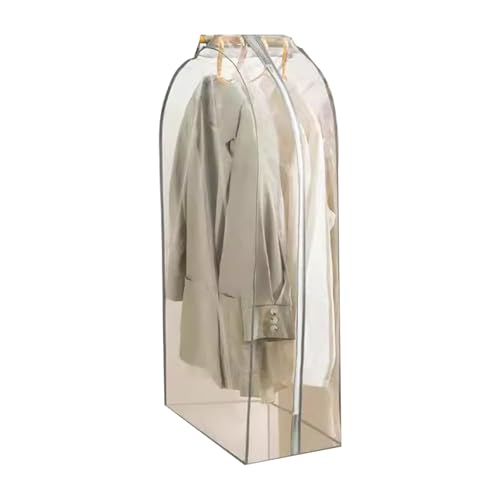 PEVA Garment Bags for Hanging Clothes, Fully Transparent Garment Bag, Large Capacity Suitable for Wardrobe Storage of Suits(25x50x120cm/10x20x47in)