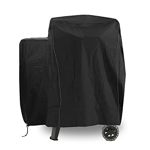 Image of ZJYWSCH Grill Cover for Pit Boss Pro Series II 600 Wood Pellet Grill Smoker PB600PS1 600D Heavy Duty Waterproof Pit Boss 600 Grill Cover