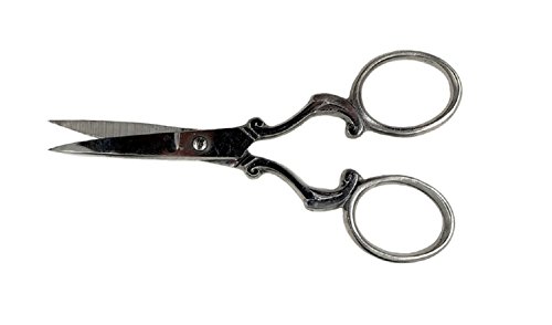 Badass Beard Care Beard & Mustache Stainless Steel Trimming Scissors For Men - Extremely Sharp and Durable (Silver)
