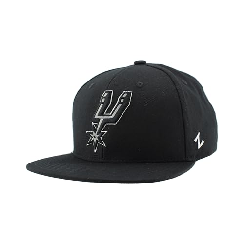 San Antonio Spurs NBA Officially Licensed Adjustable Snapback Hat Flat Bill Z11 Icon Team Color