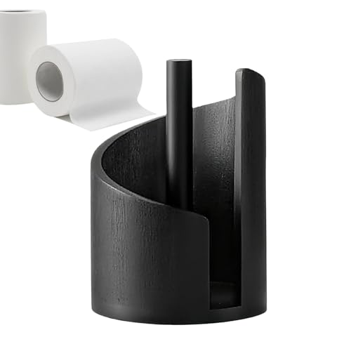 Toallero de madera con base estable para baño, cocina y estantes de casa 2