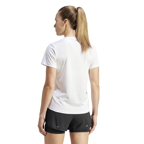 Image of adidas Women's Polyester Geometric Regular Fit T-Shirt