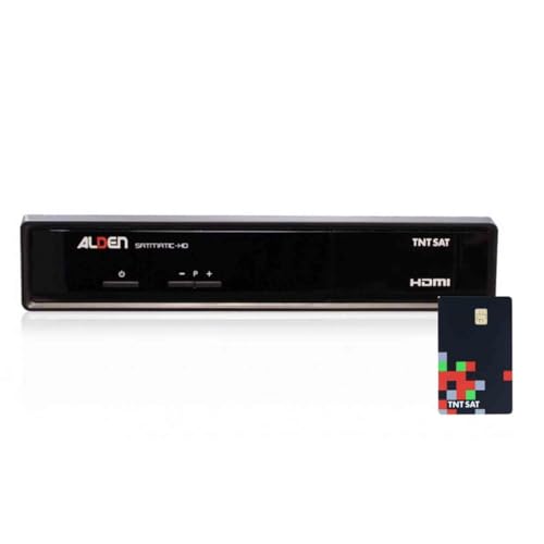 ALDEN Récepteur TV Satellite TNTSAT HD avec Bip intégré Parabole Manuelle
