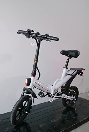 Mini Electric Bike 400W (Folding) (White) - Image 3