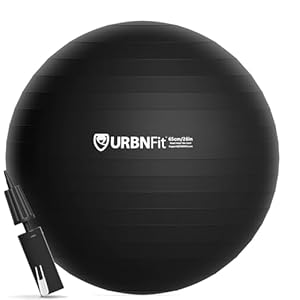 Ceciliec Exercise Ball Anti-Burst Balance Ball for Gym Yoga Pregnancy Stability Swiss Ball with Quick Pump