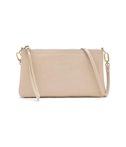 Image of HOBO Darcy Leather Convertible 3-in-1 Crossbody Bag with Removable & Adjustable Strap, Exterior Phone Slip Pocket