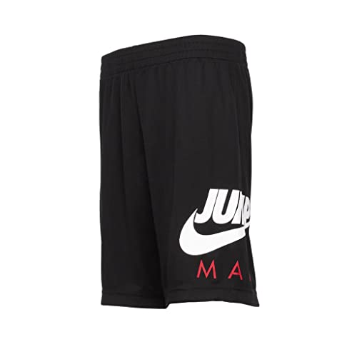 Nike Boy`s Air Jordan Jumpman Classics Shorts, Black/White/Maroon, M2