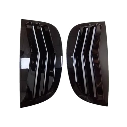 Persiennes de vitre latérale pour Peugeot 208 2018-2024 garniture noir brillant