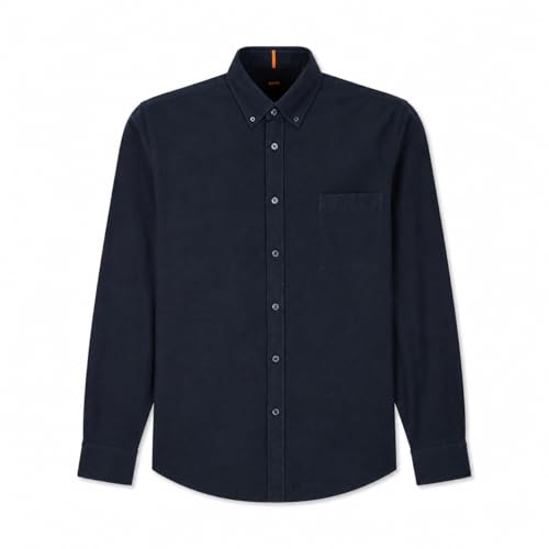 T-Shirt Boss Rickert en bleu foncé premium la qualité textile supérieure