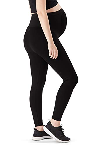 Belly Bandit - Leggings elásticos para embarazo Negro Negro ( S