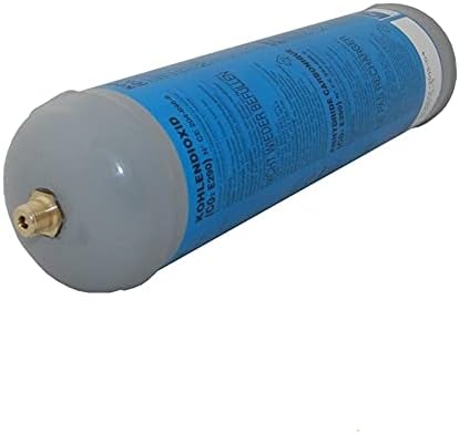 3 Disposable Co2 Cylinders 600Gr Disposable Sparkling Water Replacement for Chillers Water Gasators Standard Attachment M11x1