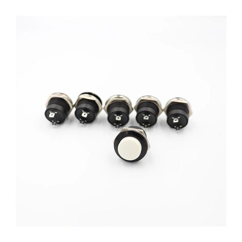 Interruptor pulsador R13-507 momentáneo para paneles de control y proyectos DIY 5