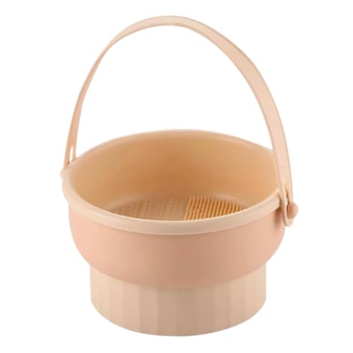 3in1 シリコンメイクアップブラシクリーナーボウル、折りたたみ式シリコンメイクアップブラシクリーニングボウル、メイクアップブラシ乾燥ホルダー&ストレージ、メイクアップスポンジ、パウダーパフ、ビューティーエッグ用メイクアップブラシクリーナー