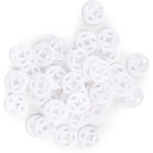 Sewing Snaps And Fasteners For Clothing (0.39 In, White, 500 Pairs) #TOP3