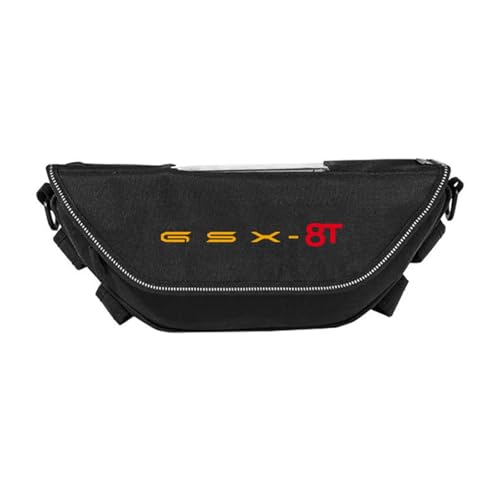 Bolsa manillar para Suzuki GSX-8T 2025 2026 impermeable y negra