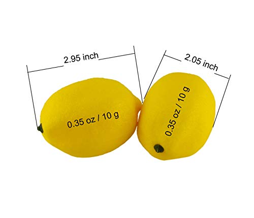 image for JEDFORE Artificial Lemons Simulation Lifelike Small Lemons Fake Fruit 