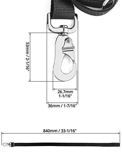 Sangle pour seau de cheval réglable de 53 à 81 cm pour filet à foin - 7