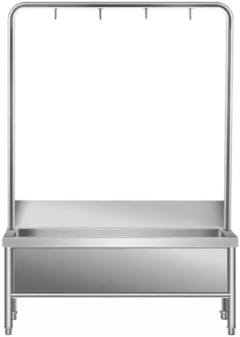 Stainless Steel Kitchen Sink Stainless Steel Mop Sink Basin - Utility Tub for Kitchen, Restaurant, Garage Use | Commercial Grade Design，（Highshelf，80 * 50 * 55cm）