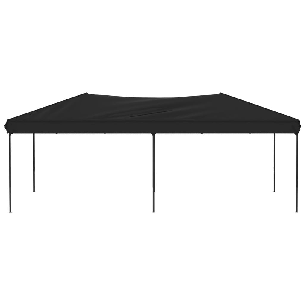 Namiot imprezowy, składany, czarny, 3 x 6 m, pawilon imprezowy, namiot biesiadny, namiot ogrodowy, pawilon składany, pergola, zadaszenie do ogrodu, na taras, kemping, imprezę, grillowanie