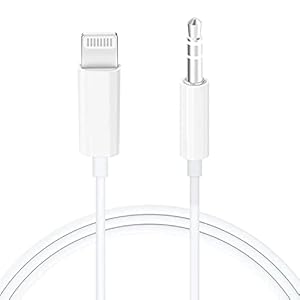 Aux Cord for iPhone, iSkey 3.5mm Aux Cable for Car Compatible with iPhone 13 12 11 XS XR X 8 7 6 iPad iPod for Car Home…